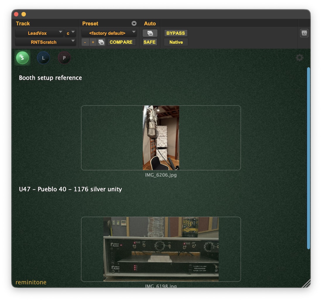 Sync mode — booth & setup references
